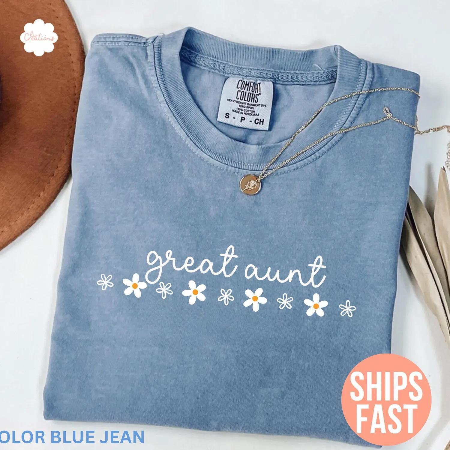 S Great Aunt Shirt, Great Aunt Reveal Gift For Great Aunt T-Shirt